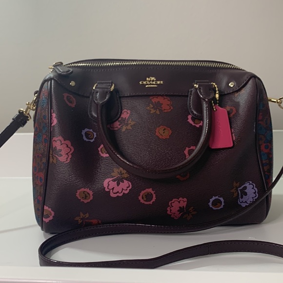 Coach Mini Bennett Satchel w/Primrose Floral Print NWOT - Picture 2 of 10